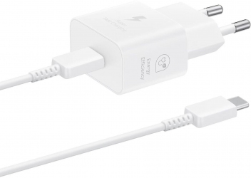 Сетевое зарядное устройство Samsung 25W Type-C Cable (EP-T2510XWEGEU) White