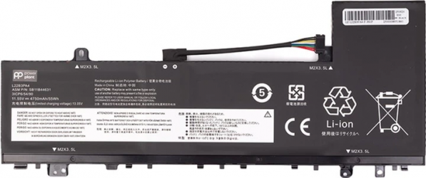 Аккумулятор PowerPlant для Lenovo IdeaPad Slim 5 14ABR8 (L22B3PA4) 11.55V 4750mAh (NB482726)