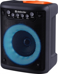 Портативна колонка Defender Funky 10W LED bluetooth Black