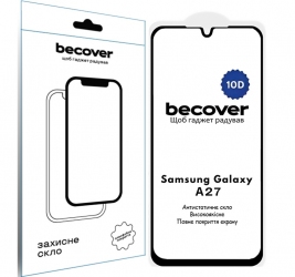 Защитное стекло BeCover для Samsung Galaxy A27 SM-A276 10D (714915) Black