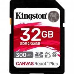Карта пам'яті Kingston Canvas React Plus SDHC 32GB UHS-II U3 V90 (SDR2/32GB)