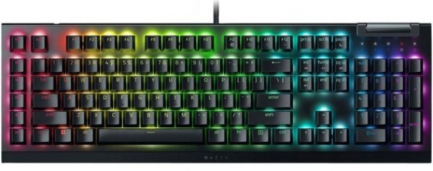 Клавіатура дротова Razer BlackWidow V4 X Yellow Switch RU USB Black (RZ03-04702500-R3R1) Клавіатура дротова Razer BlackWidow V4 X Yellow Switch RU USB Black (RZ03-04702500-R3R1)