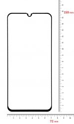 Защитное стекло BeCover для Samsung Galaxy A70 SM-A705 (703804) Black