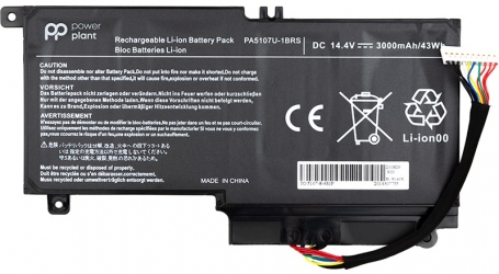 Акумулятор PowerPlant для ноутбуків Toshiba Satellite L55 (PA5107U-1BRS, TA5107P9)