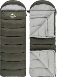 Спальный мешок с капюшоном Naturehike U350 NH20MSD07 Hollow Cotton Left Green Спальный мешок с капюшоном Naturehike U350 NH20MSD07 Hollow Cotton Left Green