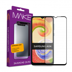 Защитное стекло MakeFuture Full Cover Samsung A04 (MGF-SA04) Защитное стекло MakeFuture Full Cover Samsung A04 (MGF-SA04)