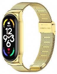 Ремінець BeCover Metal для Xiaomi Mi Smart Band 7 (707495) Gold Ремінець BeCover Metal для Xiaomi Mi Smart Band 7 (707495) Gold