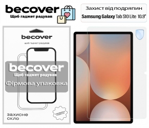 Защитное стекло Becover для Samsung Galaxy Tab S10 Lite (SM-X400/SM-X406) 10.9
