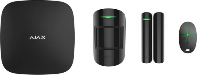 Комплект охранной сигнализации Ajax StarterKit 2 (8EU) (35973.162.BL1/35973.102.BL1) Black  Комплект охранной сигнализации Ajax StarterKit 2 (8EU) (35973.162.BL1/35973.102.BL1) Black