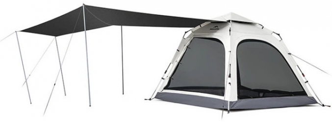 Намет тримісний автоматичний із тентом Naturehike Ango CNK2550WS010 L Grey