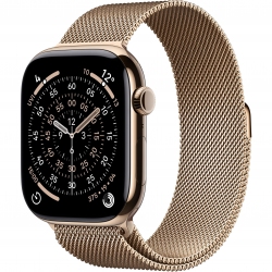 Apple Watch Series 11 GPS + Cellular 46mm Gold Titanium Case with Gold Milanese Loop - S/M (MFD74RK/A) Apple Watch Series 11 GPS + Cellular 46mm Gold Titanium Case with Gold Milanese Loop - S/M (MFD74RK/A)