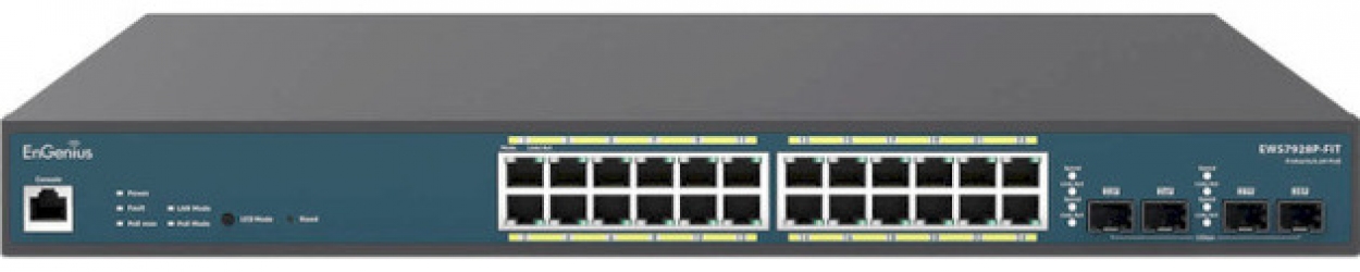 Коммутатор EnGenius EWS7928P-FIT 24xGbE/+/4xSFP L2/240W (1402A0194310) Коммутатор EnGenius EWS7928P-FIT 24xGbE/+/4xSFP L2/240W (1402A0194310)