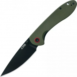 Нож CJRB Feldspar Black Blade G10 (J1912-BGN) Green 