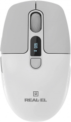 Миша Real-El RM-480W Wireless/Bluetooth/USB (EL123200050) White 