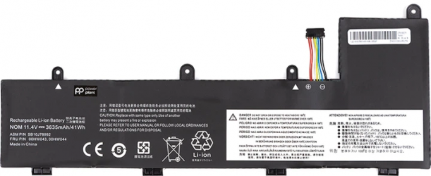 Аккумулятор PowerPlant для Lenovo Yoga 11e-20GC (00HW043) 11.4V 3635mAh (NB482061)