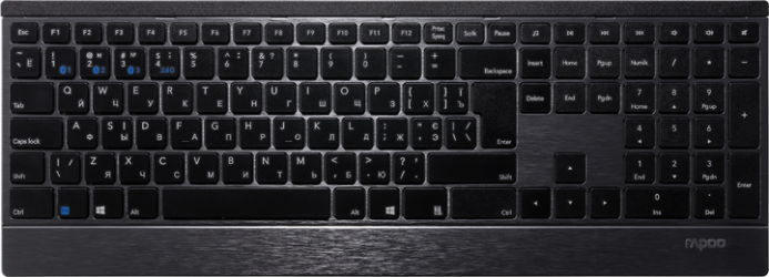 Клавиатура беспроводная Rapoo E9500M Wireless/Bluetooth