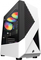 Корпус 1stPlayer F3-A-WH-4F1 White