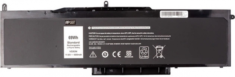 Аккумулятор PowerPlant для Dell Precision 15 3520 (VG93N) 11.55V 6000mAh (NB442119)