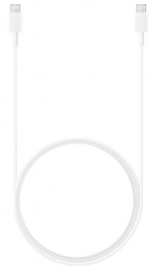 Кабель Samsung Type-C to Type-C Cable 1.8m Cable (5A) (EP-DX510JWRGRU) White Кабель Samsung Type-C to Type-C Cable 1.8m Cable (5A) (EP-DX510JWRGRU) White