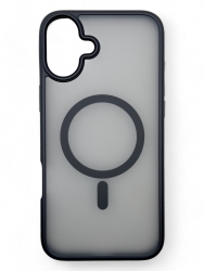 Панель BeCover Metal Buttons Case MagSafe для Apple iPhone 16 Plus (712093) Black