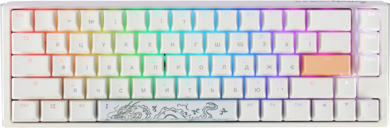 Клавиатура Ducky One 3 SF Cherry MX Red RGB UA USB (DKON2167ST-RUAPXPWWWSC1) White Клавиатура Ducky One 3 SF Cherry MX Red RGB UA USB (DKON2167ST-RUAPXPWWWSC1) White