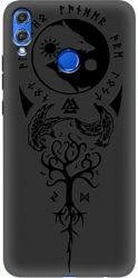 Накладка U-Print Huawei P Smart Plus Hugin and Munin