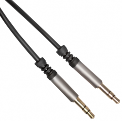 Кабель AUX XO NB121 1m Black (130564) - Уцінка Кабель AUX XO NB121 1m Black (130564) - Уцінка