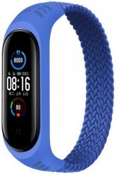 Ремінець BeCover Elastic Nylon Style для Xiaomi Mi Smart Band 5/Mi Smart Band 6 (Size M) (706149) Deep Blue