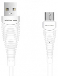 Кабель USB WUW X75 microUSB 1m 1A White (110673) - Уценка Кабель USB WUW X75 microUSB 1m 1A White (110673) - Уценка