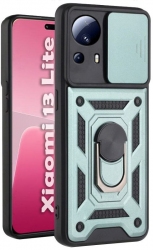 Панель BeCover Military для Xiaomi 13T/13T Pro (710559) Dark Green