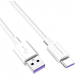 Кабель ColorWay USB - Type-C (Fast Charging) 5.0А 1 м (CW-CBUC019-WH) White (183973) - Уцінка Кабель ColorWay USB - Type-C (Fast Charging) 5.0А 1 м (CW-CBUC019-WH) White (183973) - Уцінка