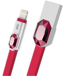 Кабель USB XO NB23 lightning 1m 2.4A Red (115230) - Уценка