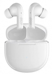 Бездротові навушники QCY T18 White (187210) - Уцінка Бездротові навушники QCY T18 White (187210) - Уцінка