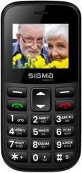 Мобильный телефон Sigma mobile Comfort 50 Easy Type-C Black (227768) - Уценка