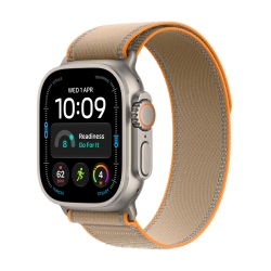 Apple Watch Ultra 4 GPS + Cellular 49mm Natural Titanium Case with Sand Trail Loop - S/M (MJAJ4QI/A)