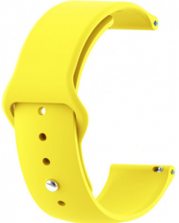 Ремінець BeCover для Amazfit Stratos/ Stratos 2/2S/3 / Amazfit GTR 2 / Amazfit GTR 47mm / Amazfit GTR Lite 47mm / Amazfit Nexo / Amazfit Pace (706381) Yellow 