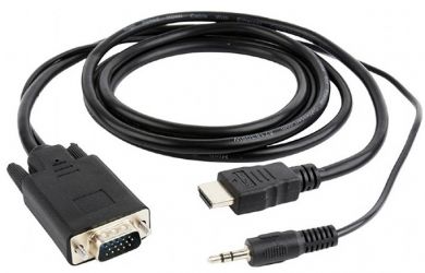 Адаптер Cablexpert HDMI to VGA and audio 1.8 м (A-HDMI-VGA-03-6) Адаптер Cablexpert HDMI to VGA and audio 1.8 м (A-HDMI-VGA-03-6)