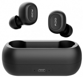 Бездротові навушники Xiaomi QCY T1C Black (130095) - Уцінка