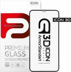 Защитное стекло ArmorStandart Icon Evo для Apple iPhone 12 Pro/12 (ARM57192) Black 
