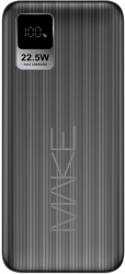 УМБ MAKE 30000 mAh 22.5W PD+QC (MPB-301BK) Black (218213) - Уценка УМБ MAKE 30000 mAh 22.5W PD+QC (MPB-301BK) Black (218213) - Уценка