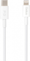 Кабель USB Cable Gelius Control GP-UC114 20 W Lightning/Type-C 2 м (2099900851537) White (183824) - Уценка