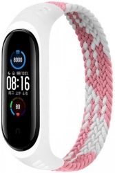 Ремешок BeCover Elastic Nylon Style для Xiaomi Mi Smart Band 5/Mi Smart Band 6 (Size S) (706142) Pink-White Ремешок BeCover Elastic Nylon Style для Xiaomi Mi Smart Band 5/Mi Smart Band 6 (Size S) (706142) Pink-White