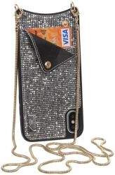 Чохол Glitter Wallet Becover для Apple iPhone Xs Max (703624) Silver
