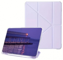 Обкладинка BeCover Ultra Slim Origami Transparent з кріпленням Apple Pencil для Apple iPad Mini 7 2024 (712937) Purple Обкладинка BeCover Ultra Slim Origami Transparent з кріпленням Apple Pencil для Apple iPad Mini 7 2024 (712937) Purple