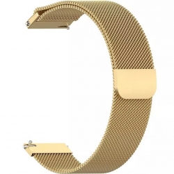 Ремінець BeCover Milanese Style для Xiaomi iMi KW66 (22mm)/Mi Watch Color/Haylou LS01/Haylou LS02 (707746) Gold Ремінець BeCover Milanese Style для Xiaomi iMi KW66 (22mm)/Mi Watch Color/Haylou LS01/Haylou LS02 (707746) Gold