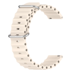 Ремешок BeCover Wave Style для Xiaomi Watch 2 Pro / S4 / S3 / S1 Pro / S1 / S1 Active (714213) Beige