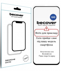 Защитное стекло BeCover для Apple iPhone 17 Pro Max 10D (714075) Black