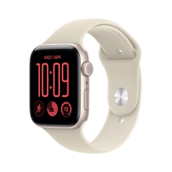 Apple Watch SE 3 GPS 40mm Starlight Aluminium Case with Sand Sport Band - S/M (MJKR4RK/A)