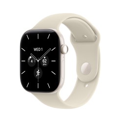 Apple Watch Series 12 GPS + Cellular 42mm Night Blue Ceramic Case with Navy Blue Sport Band - S/M (MJGY4RK/A)