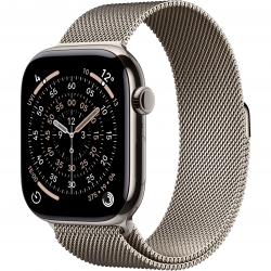 Apple Watch Series 11 GPS + Cellular 46mm Natural Titanium Case with Natural Milanese Loop - S/M (MFCY4RK/A) Apple Watch Series 11 GPS + Cellular 46mm Natural Titanium Case with Natural Milanese Loop - S/M (MFCY4RK/A)